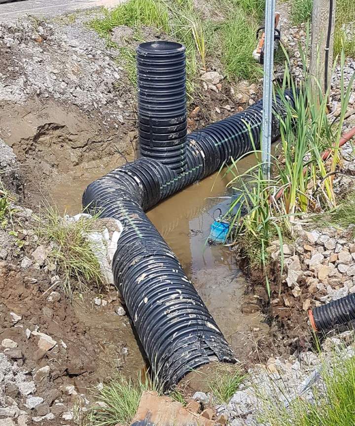 Pose conduit de système septique Trois-Rivières