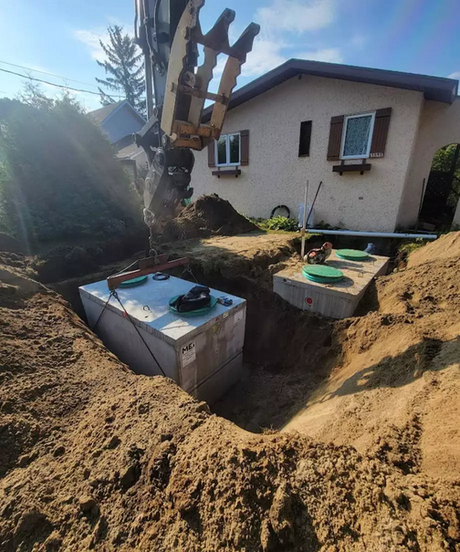 Installation de système septique 1