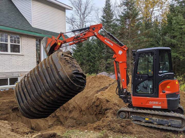 Installation de système septique Trois-Rivières